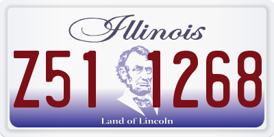 IL license plate Z511268