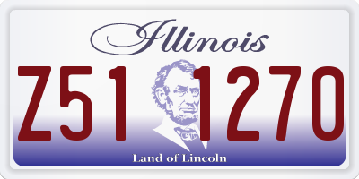 IL license plate Z511270