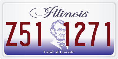 IL license plate Z511271