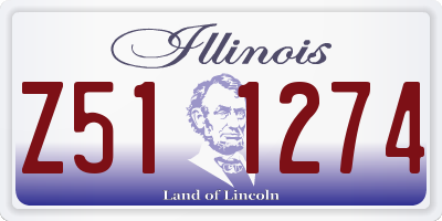 IL license plate Z511274