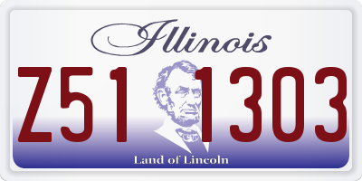 IL license plate Z511303