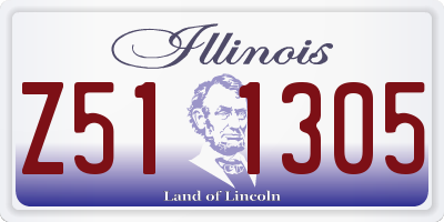 IL license plate Z511305