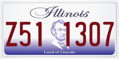 IL license plate Z511307