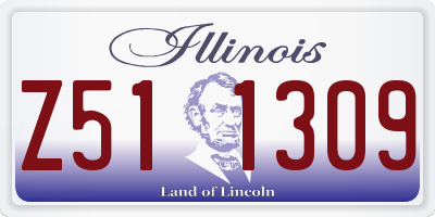 IL license plate Z511309