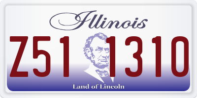 IL license plate Z511310