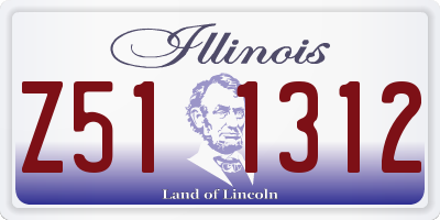 IL license plate Z511312