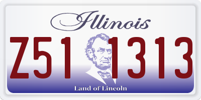 IL license plate Z511313