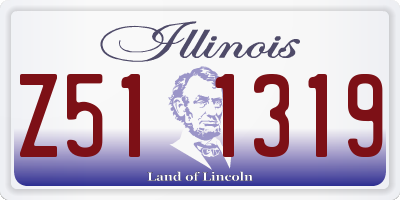 IL license plate Z511319