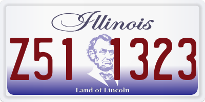IL license plate Z511323