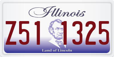 IL license plate Z511325