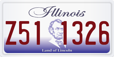 IL license plate Z511326