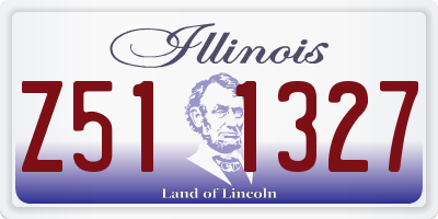 IL license plate Z511327