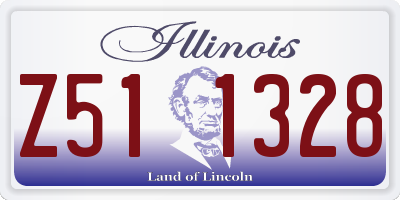 IL license plate Z511328
