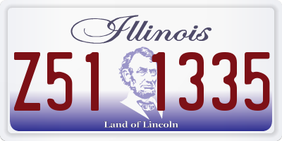 IL license plate Z511335