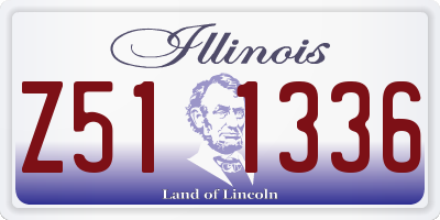 IL license plate Z511336