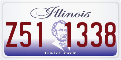 IL license plate Z511338