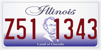IL license plate Z511343