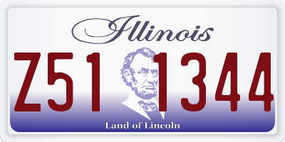 IL license plate Z511344