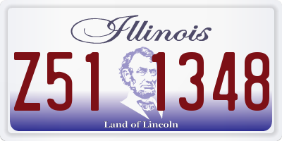 IL license plate Z511348