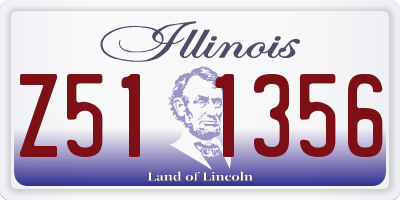 IL license plate Z511356