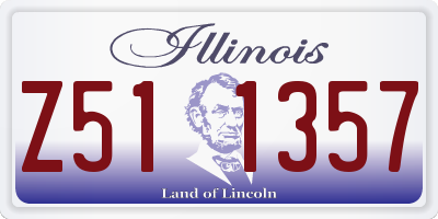IL license plate Z511357