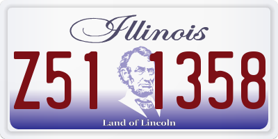 IL license plate Z511358