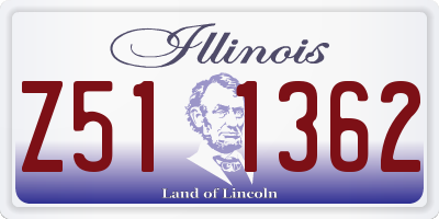 IL license plate Z511362