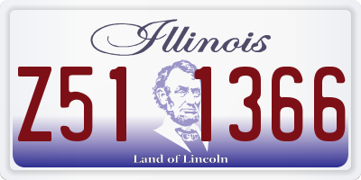 IL license plate Z511366