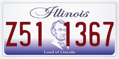 IL license plate Z511367