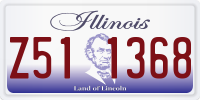 IL license plate Z511368