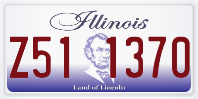 IL license plate Z511370