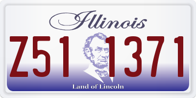 IL license plate Z511371