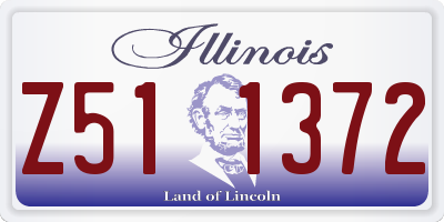 IL license plate Z511372