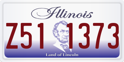 IL license plate Z511373