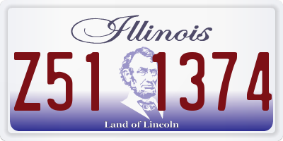IL license plate Z511374
