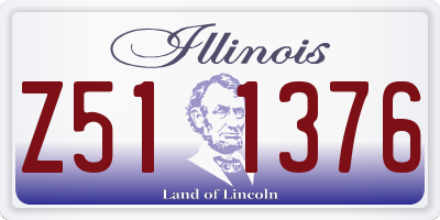 IL license plate Z511376