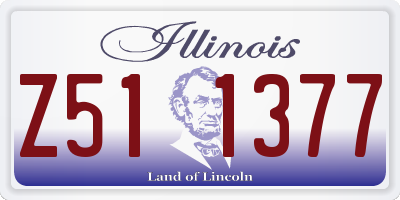IL license plate Z511377