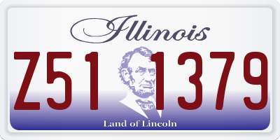 IL license plate Z511379