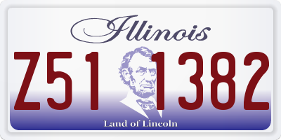 IL license plate Z511382