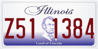 IL license plate Z511384