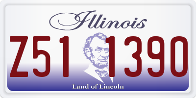 IL license plate Z511390