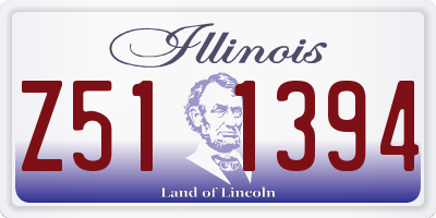 IL license plate Z511394