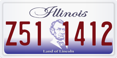 IL license plate Z511412