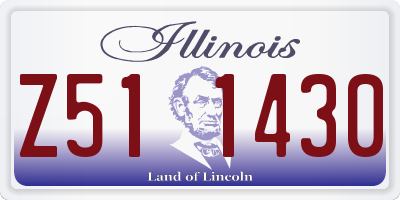 IL license plate Z511430