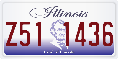 IL license plate Z511436