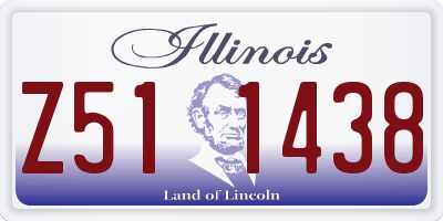 IL license plate Z511438