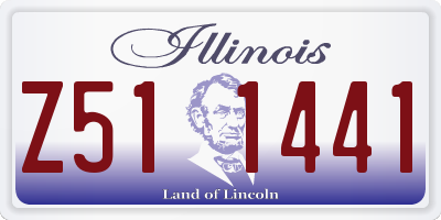 IL license plate Z511441