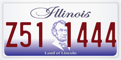 IL license plate Z511444