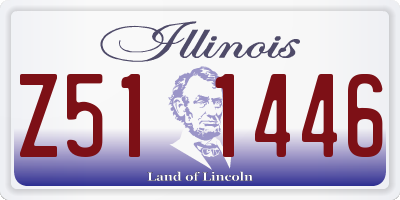 IL license plate Z511446