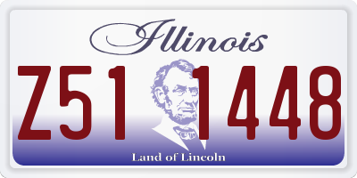 IL license plate Z511448